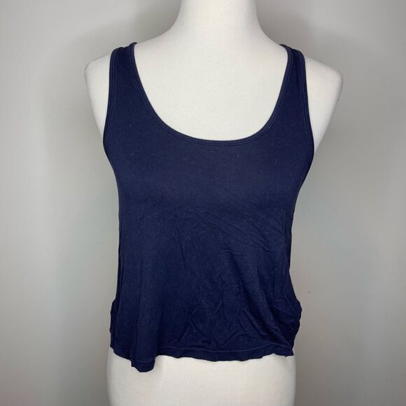 5/$25💜 Garage- Blue Racerback Tank Top - Picture 1 of 2